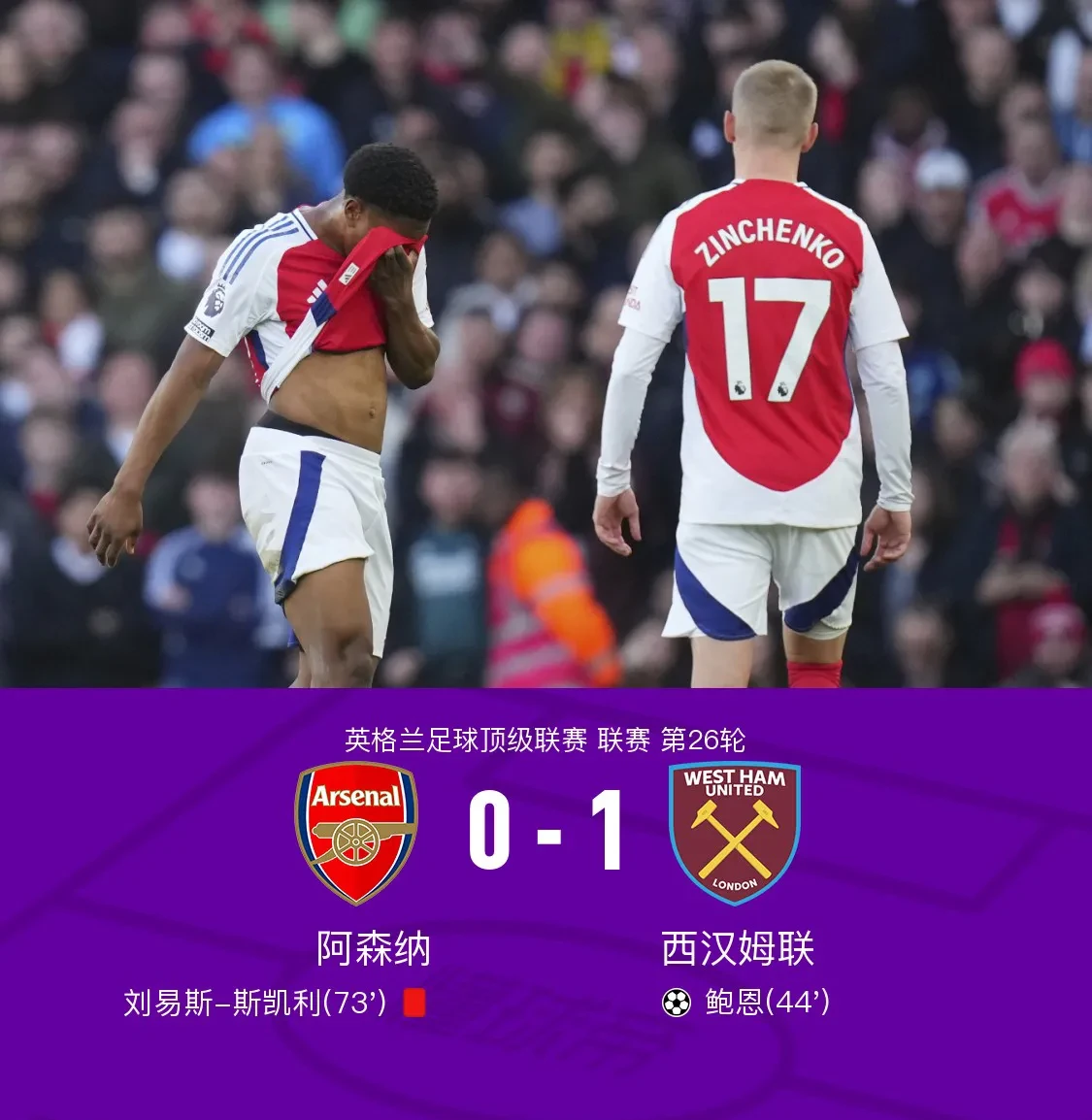 关于C罗赛事官方发布爆冷新规，阿森纳争议不断！的信息